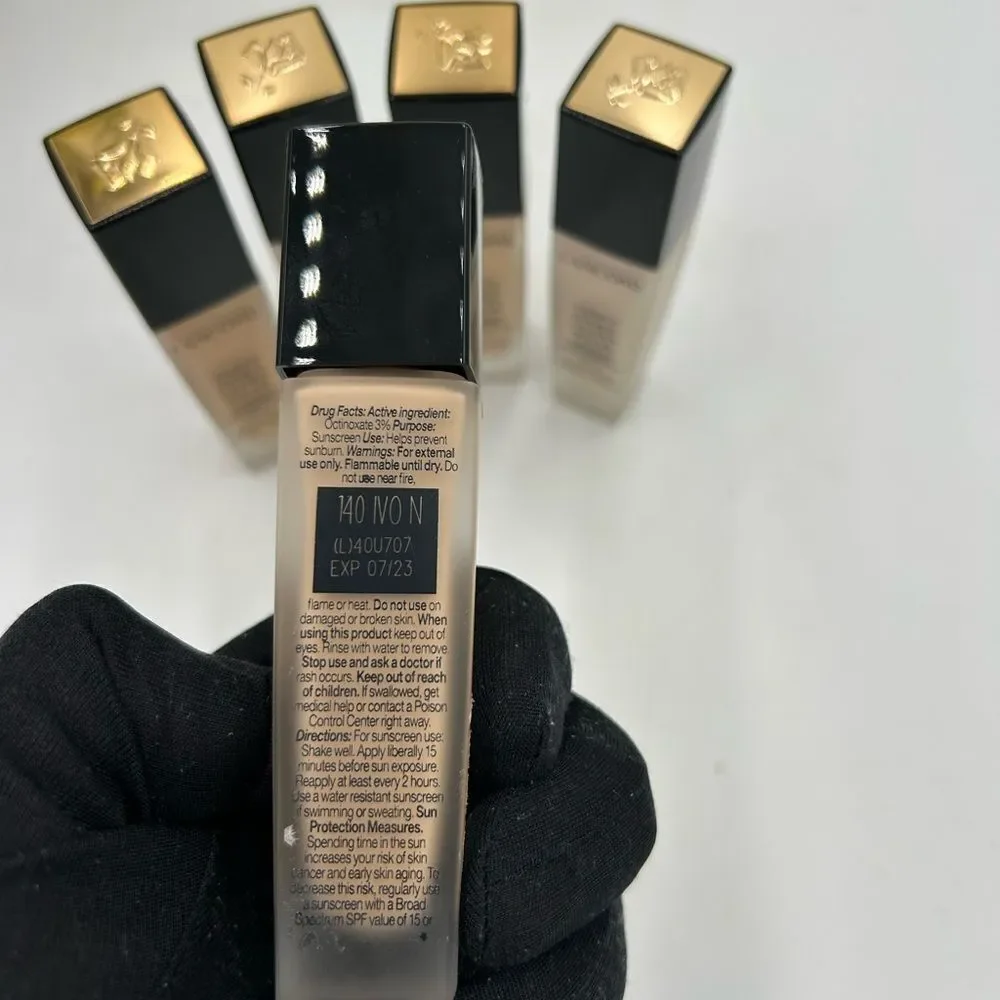 Lancôme Teint idole ultra wear octinoxate sunscreen, set of five unopened